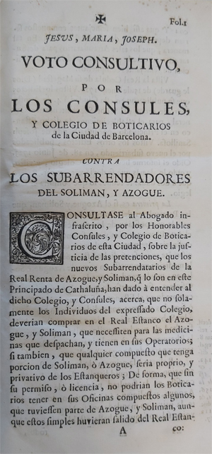 Nueva adquisición de la Biblioteca Fundación Uriach 1838